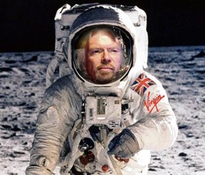 Branson on the Moon